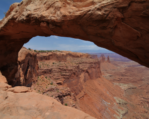 Mesa Arch in Canyonlands National Park, by Paxson Woelber