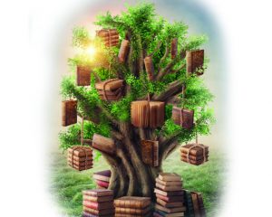 Tree of knowledge in the meadow